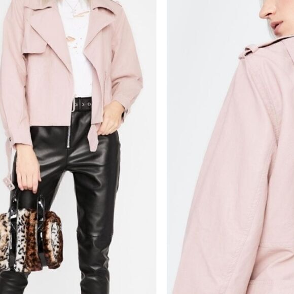 Faux Leather Moto Jacket - Picture 7 of 12